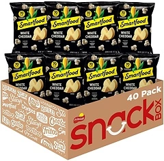 Smartfood Popcorn, White Cheddar, 0.625 Ounce (Pack of 40)