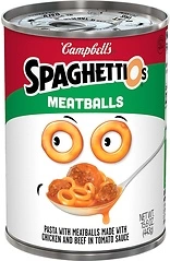 SpaghettiOs Canned Pasta with Meatballs, 15.6 oz Can