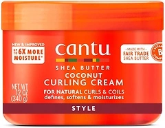 Cantu Coconut Curling Cream with Shea Butter for Natural Hair, 12 oz