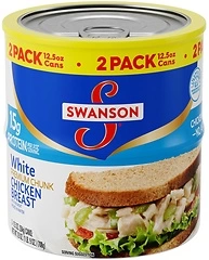 Swanson White Premium Chunk Canned Chicken Breast in Water, 12.5 OZ, 2 Cans