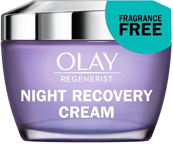 Night Cream by Olay Regenerist Night Recovery Anti-Aging Face Moisturizer 1.7 oz