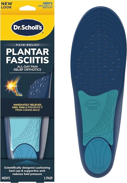 Dr. Scholl's Plantar Fasciitis Relief Insoles, Women's Size 6-10, 1 Pair