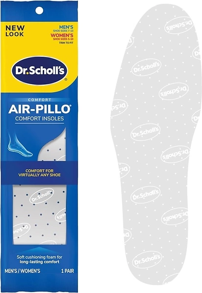 Dr. Scholl's AIR-PILLO Insoles, Ultra-Soft Cushioning, Lasting Comfort - 1 Pair