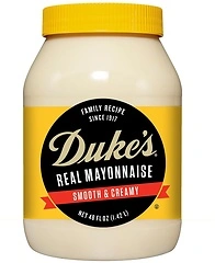 Duke's Real Mayonnaise Jar – Original Smooth & Creamy Taste, 48 Ounce