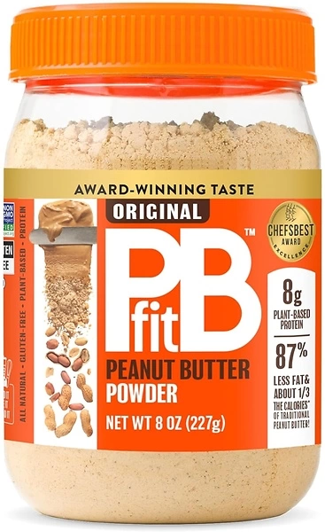 PBfit All-Natural Peanut Butter Powder, 8g Protein, 8 Ounce