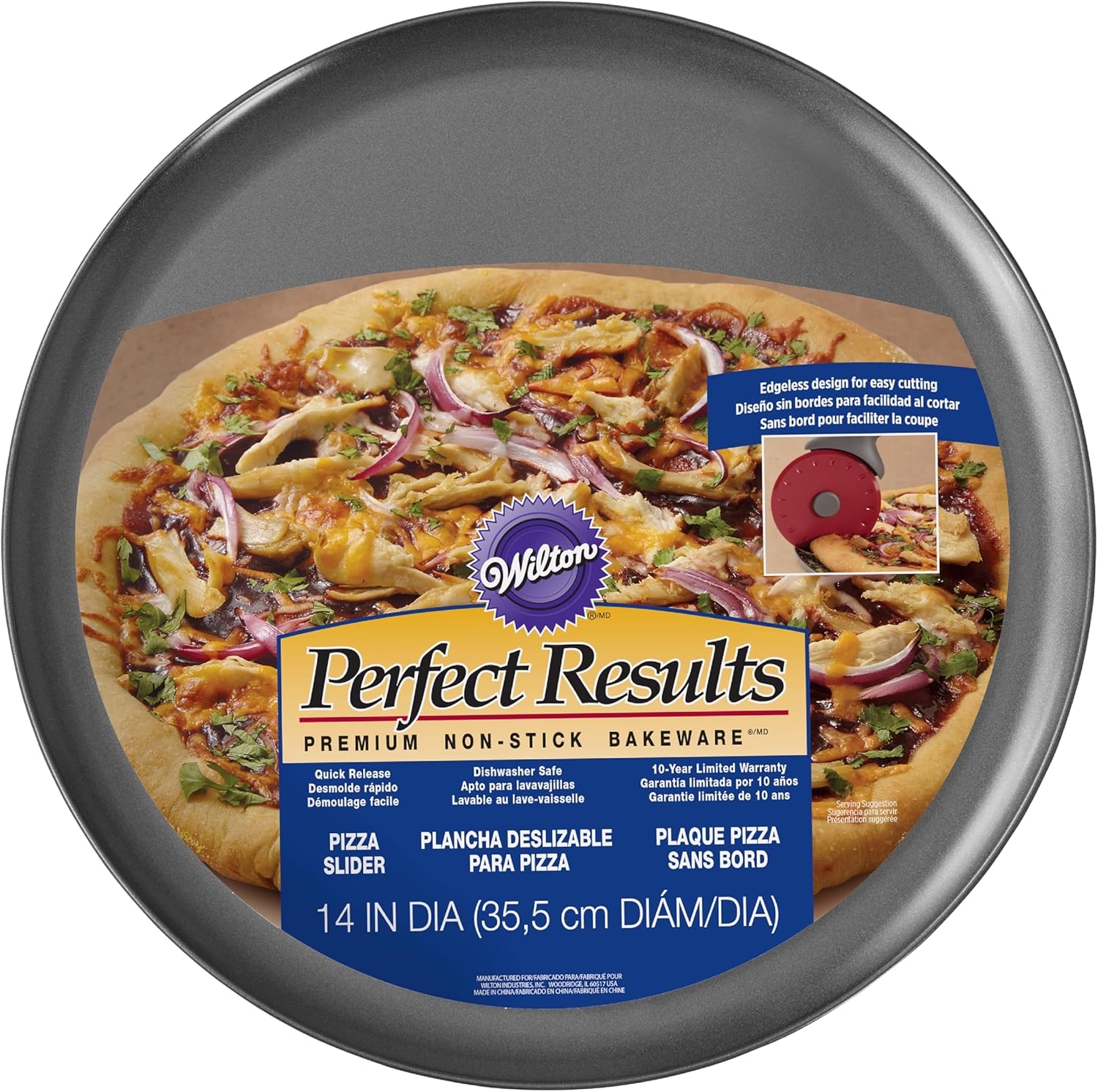 Amazon Deal on Wilton Perfect Results Premium Non-Stick Pizza Pan, 14 ...