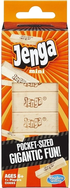 Hasbro Gaming Jenga Mini Game, Brown/a, for Ages 6+ Years