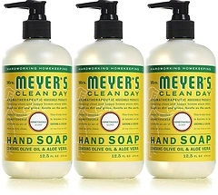 MRS. MEYER'S CLEAN DAY Hand Soap, Essential Oils, Honeysuckle, 12.5 fl. oz, 3 Pack