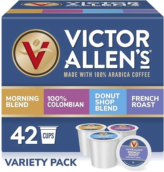 Victor Allen's Coffee Variety Pack, 42 Count, Single Serve Coffee Pods