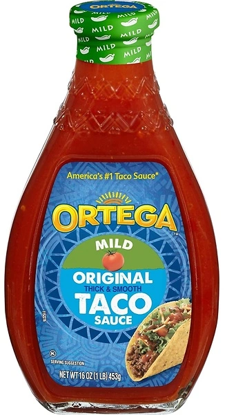 Ortega Original Taco Sauce, Mild, 16 Ounce