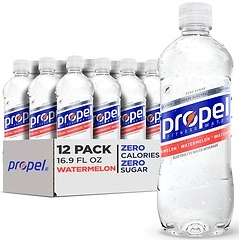Propel Electrolyte Enhanced Water, Watermelon, Zero Calorie, 16.9 fl oz, 12 Pack