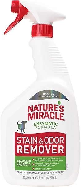 Nature's Miracle Dog Stain and Odor Remover, Enzymatic Formula, 32 fl oz