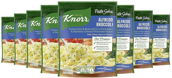 Knorr Pasta Sides Dish, Alfredo Broccoli, 4.5 Ounce, (Pack of 8)