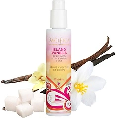 Pacifica Island Vanilla Hair Mist Perfume and Body Spray for Women, 6 oz