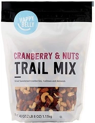 Amazon Brand - Happy Belly Cranberry & Nuts Trail Mix, 2.5 pound