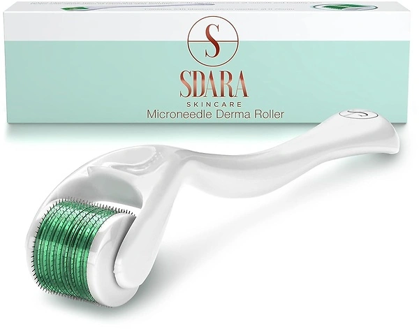 Sdara Derma Roller Microneedling Roller for Face - Includes Storage Case