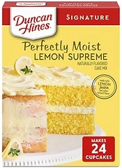 Duncan Hines Signature Cake Mix, Lemon Supreme, 15.25 oz