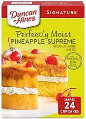 Duncan Hines Pineapple Supreme Flavored Cake Mix, 15.25 oz.