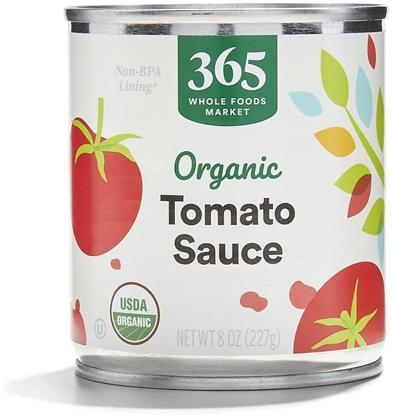 365 by Whole Foods Market, Sauce Tomato Organic, 8 Ounce