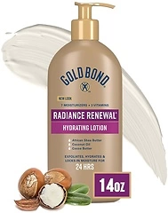 Gold Bond Radiance Renewal Hydrating Lotion, 14 oz., for Dry & Flaky Skin