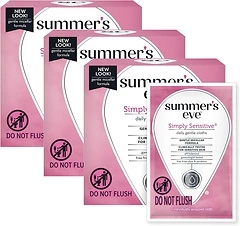 Summer's Eve Feminine Cleansing Wipes, Simply Sensitive, 16 Count, 3 Pack
