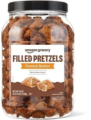 Amazon Grocery Peanut Butter Filled Pretzels, 44 Oz