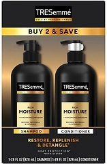 TRESemme Rich Moisture Shampoo and Conditioner, 2 Count, 28 oz for Dry Hair