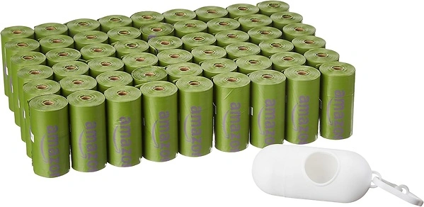 Amazon Basics Lavender Scented Dog Poop Bags, Dispenser, 810 Count, 54 Pack