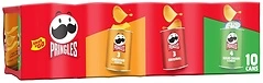 Pringles Potato Crisps, Grab N' Go Snack Pack, Variety Pack, 10 Cans