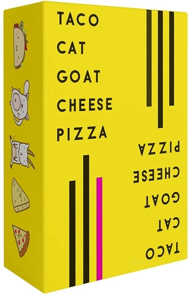 Taco Cat Goat Cheese Pizza Card Game for Family Game Night, 2-8 Players