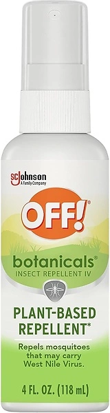 OFF! Botanicals Insect Repellent, Plant-Based Bug Spray & Mosquito Repellent, 4 Oz
