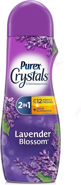 Purex Crystals In-Wash Fragrance and Scent Booster, Lavender Blossom, 21 Ounce