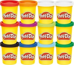 Play-Doh Jewel Colors Bulk 12-Pack of 4-Ounce Cans, Kids Arts & Crafts