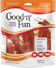 Good'N'Fun Triple Flavor Wings Dog Chews