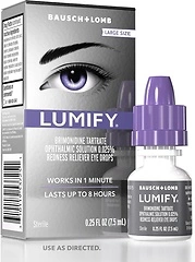 LUMIFY Eye Drops for Red Eyes, Redness Reliever, 0.25 Fl Oz (7.5mL)