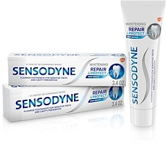 Sensodyne Repair and Protect Whitening Toothpaste for Sensitive Teeth, 3.4 oz, 2 Pack