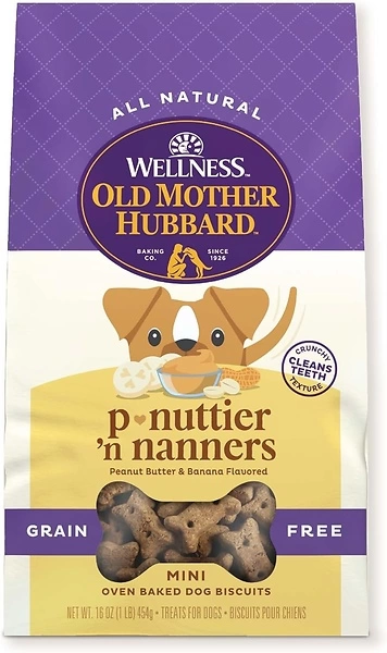 Old Mother Hubbard Classic P-Nuttier 'N Nanners Dog Treats, 16 oz