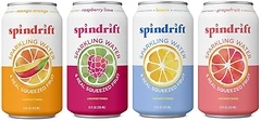 Spindrift Sparkling Water, 4 Flavor Variety Pack, 12 Fl Oz, Pack of 20