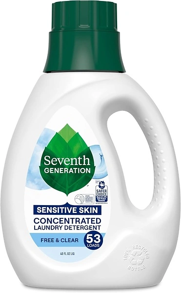 Seventh Generation Concentrated Laundry Detergent, Free & Clear, 40 oz