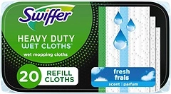 Swiffer Sweep + Mop Wet Pads Refill, Heavy Duty Floor Cleaner, 20ct