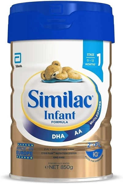 Similac Infant Formula, Imported, with 2'-FL HMO, Baby Formula Powder, 850 g (29.9 oz) Can
