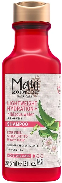 Maui Moisture Lightweight Hydration + Hibiscus Water Shampoo, 13 Fl Oz