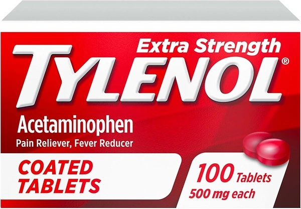 Tylenol Extra Strength Pain Reliever & Fever Reducer, 500 mg, 100 ct Tablets