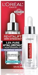 L'Oreal Paris Revitalift 1.5 Pure Hyaluronic Acid Face Serum, Hydrate & Reduce Wrinkles, Fragrance Free 1 oz