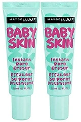 Maybelline Baby Skin Instant Pore Eraser Primer Makeup, Clear, 2 Count