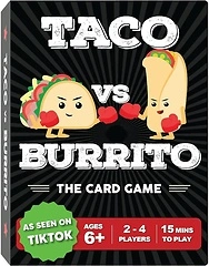 Taco vs Burrito - Strategic Card Game Created by a 7 Year Old - Family-Friendly