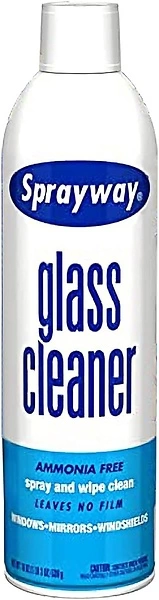 Sprayway Ammonia-Free Glass Cleaner, Foaming Action - Streakless Shine, 15 Ounce