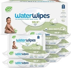 WaterWipes Textured Baby Wipes, 540 Count (9 packs), Unscented & Hypoallergenic