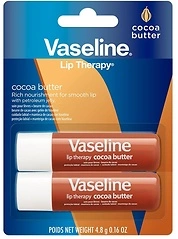 Vaseline Lip Therapy Cocoa Butter Twin Pack