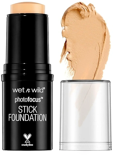 wet n wild Photo Focus Matte Foundation Stick Makeup, Soft Ivory Vegan & Cruelty-Free
